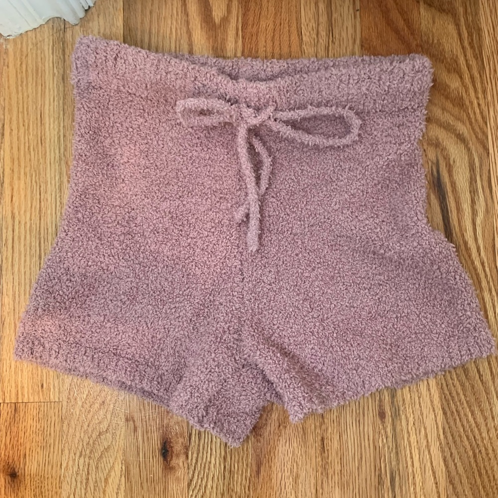 GARAGE FUZZY SWEAT-SHORTS